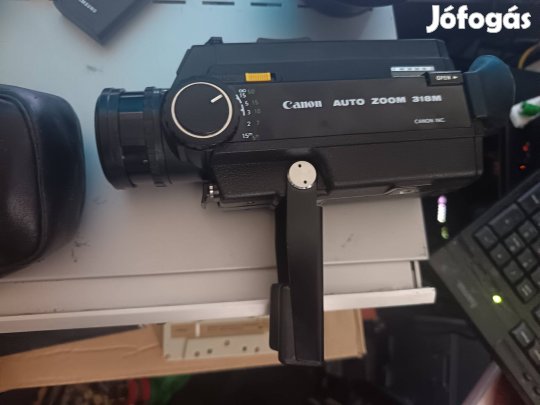 canon auto zoom 318m szép allapotu 8mm filmes videó kamera