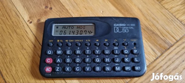 casio adatkalkulátor DC200 típusú 