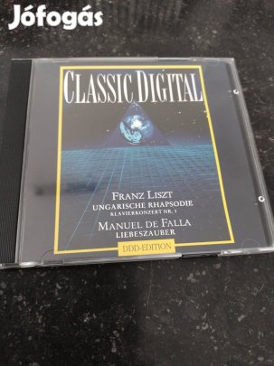 cd lemez, Classic Digital, Franz Liszt, Manuel de Falla