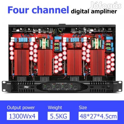 class D végfok 4x1300w