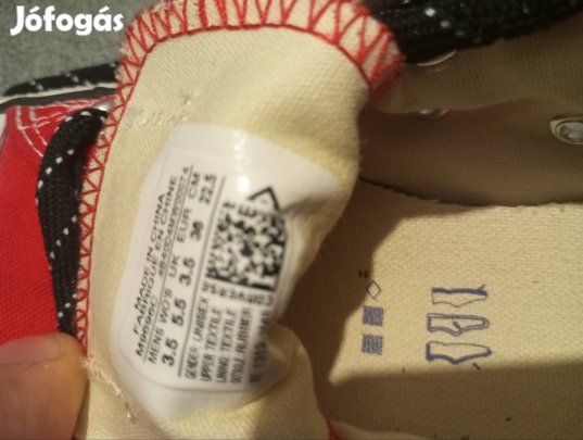 converse új állapotú cipő 36os 