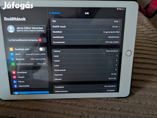csere vagy eladó Ipad 6. generáció