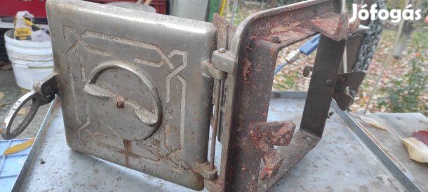 cserépkályha ajtó 