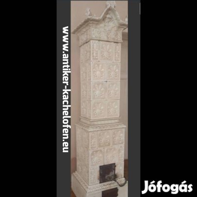 cserépkályha eladó, antik cserépkályha