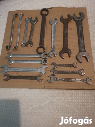 csillag és villáskulcsok 15db egyben 