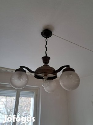 csillár, három ágú ,