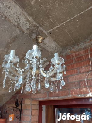 csillár üveg műanyag