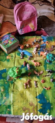 deagostini az erdő lakói + 18 db könyv