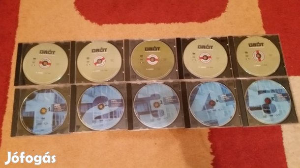 drót sorozat 2. és 3. évad dvd 
