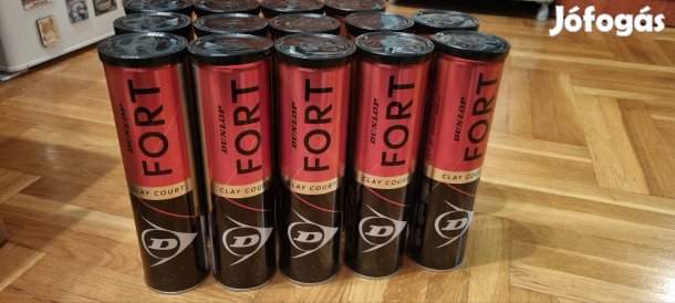 dunlop teniszlabda tartó fém doboz