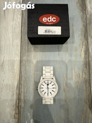 edc by Esprit férfi fehér karóra dobozával