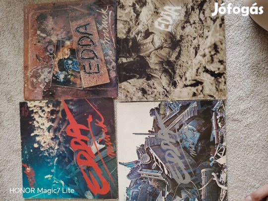 edda művek 4db lemez hibátlan állapotban 