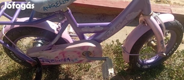 eladó 12" angelina márkájú kislány bicikli!