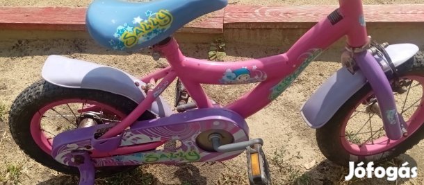 eladó 12" scirocco márkájú kislány bicikli.