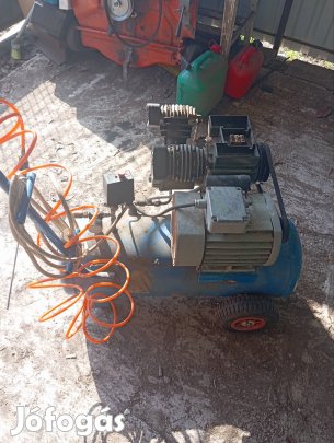 eladó 220v kéthengeres kompresszor 