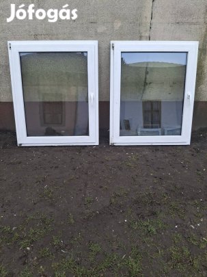 eladó 2 db 100 szeles 120 magas müanyag hoszigetelt ablakok!