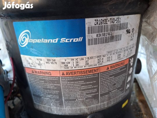 eladó 2 db felnemhasznált klíma kompresszor zr16m3e