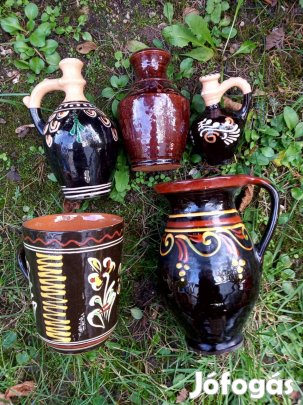 eladó 5 db keramia dísztargy