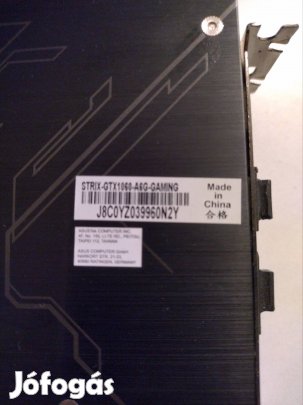 eladó Nvidia 1060 6gb videokártya 