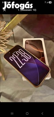 eladó iphone 16 pro max 256 desert one függő