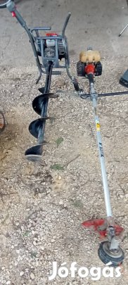 eladó oleo Mac/efco földfúró és fűkasza 