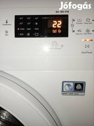 electrolux elöltöltős extra keskeny 6kg 1000rpm