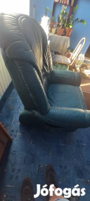elektromos bőr fotel