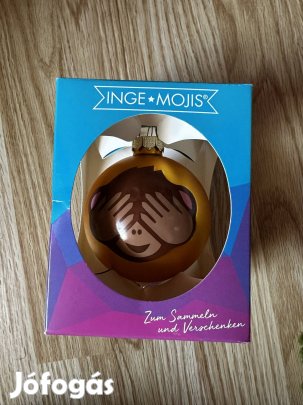 emoji karácsonyi gömb