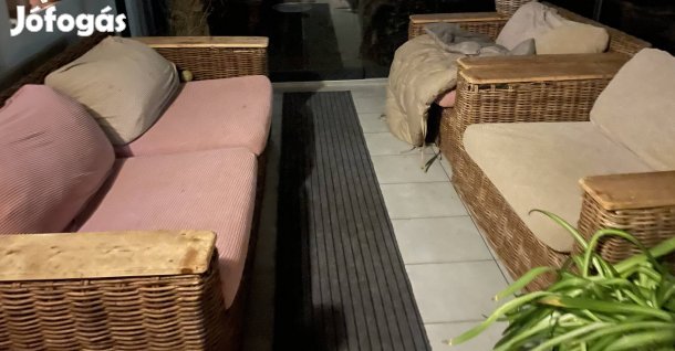 erti ülőgarnitúra 4 személyes Rattan