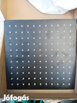 esőztető zuhany fej fekete 25*25