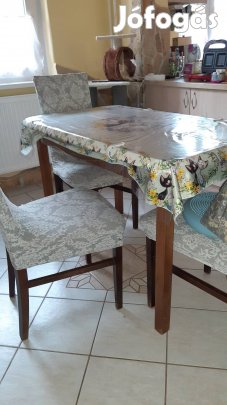 étkezőasztal 6 székkel