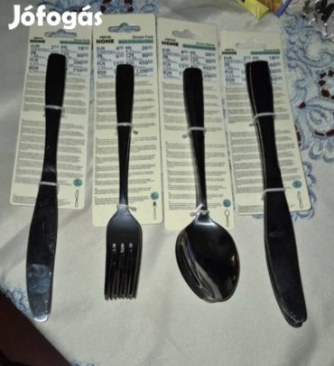 evőeszközök, új állapotban