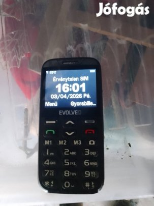 evolve Nagygombos időstelefon
