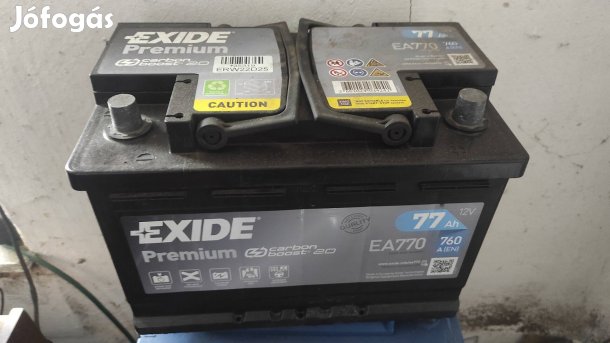 exide 77ah 770a akkumulátor