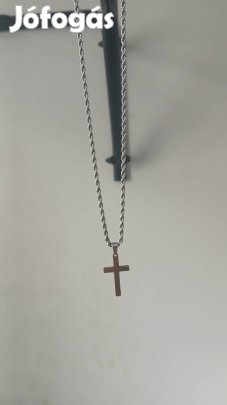 ezüst színű nyaklánc