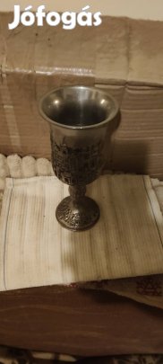 ezüstözött kuddush kehely 