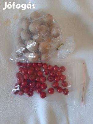 fából készült 2 csomag gyöngy