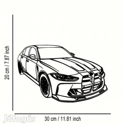 fali fém dekoráció 4000ft