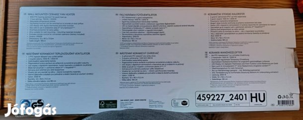 fali fűtőventillátor eladó