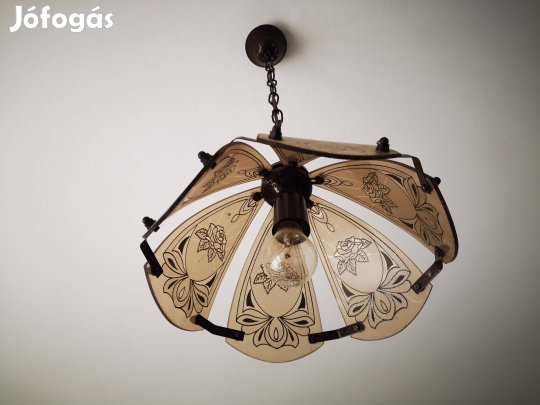 fali lámpa, rózsás