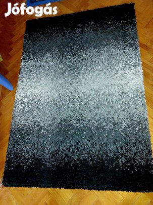 fekete-,szúrke vastag szonyeg 170x120 