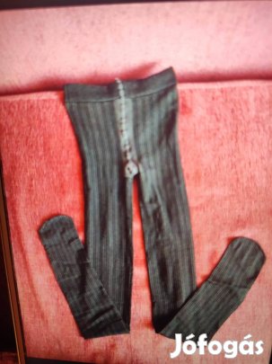 fekete harisnya szürke csíkokkal