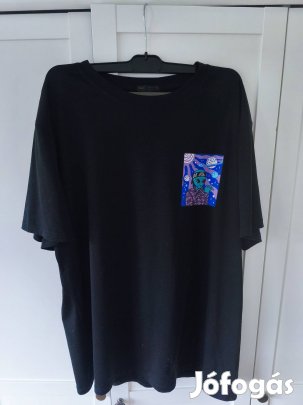 fekete póló L-es