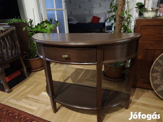 félköríves konzolasztal 