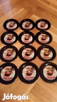 fém retro poháralátét 