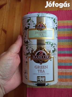 fémdoboz, fém doboz, 16 cm, teás , Basilur