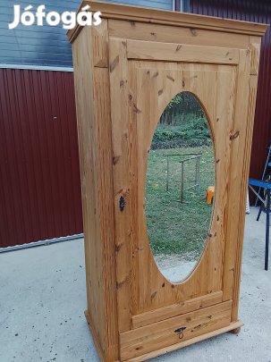fenyő gardrób szekrény előszoba nappali halószoba ruhas szekrénysor