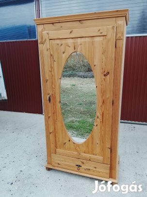 fenyő szekrény gardrób nappali halószoba előszoba fenyőszekrény