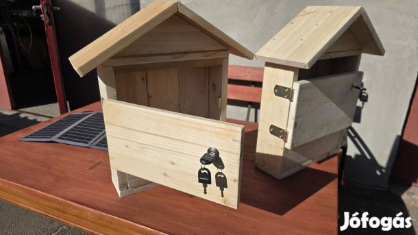 fenyőfa postaláda natúr 