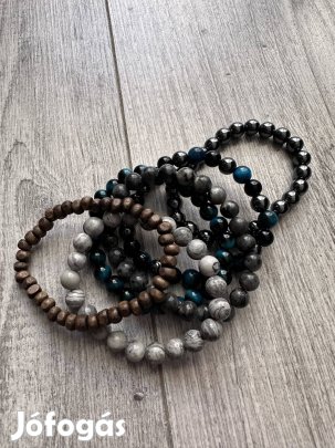 férfi karkötő csomag 6 db új